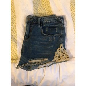 Free People Denim Shorts